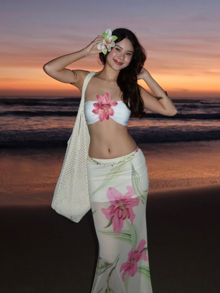 Nibber-Conjunto de dos piezas  - Romper Floral Print reseña y precio