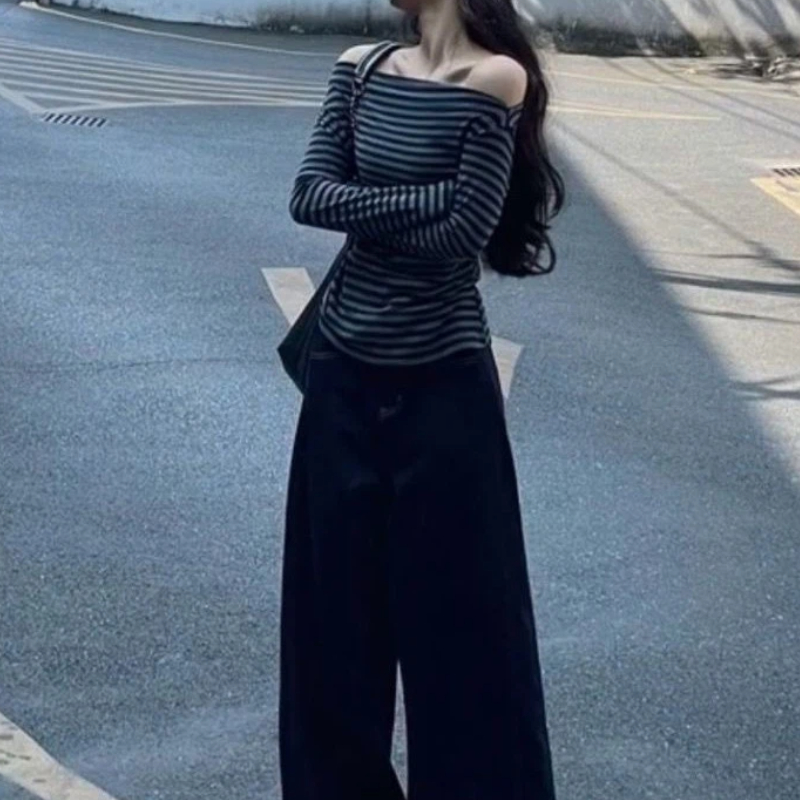 Blusa Casual de Mujer Vintage  - Blouse Off Shoulder reseña y precio