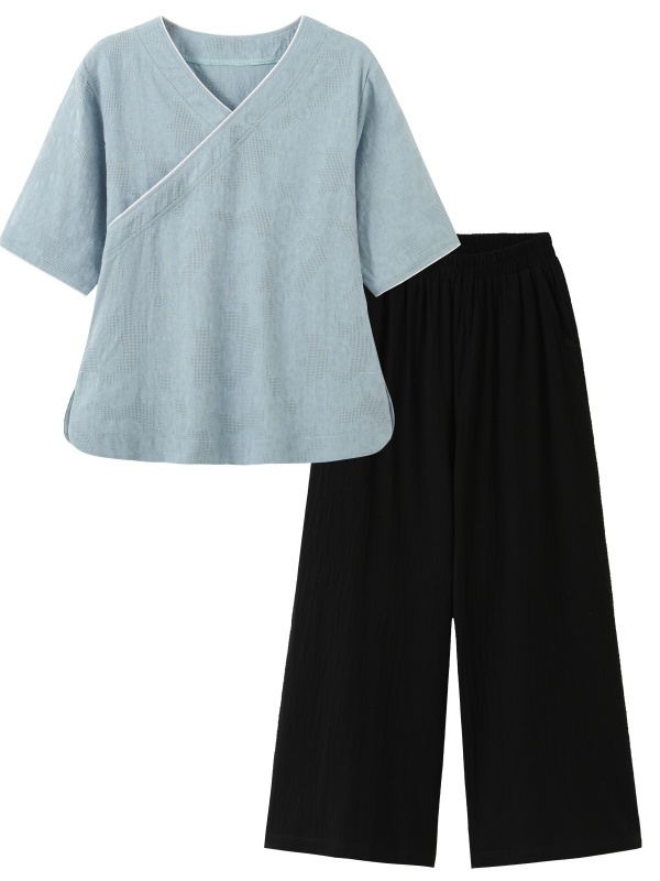 Nuevo Conjunto de Dos Piezas d - Linen Pant Wide reseña y precio