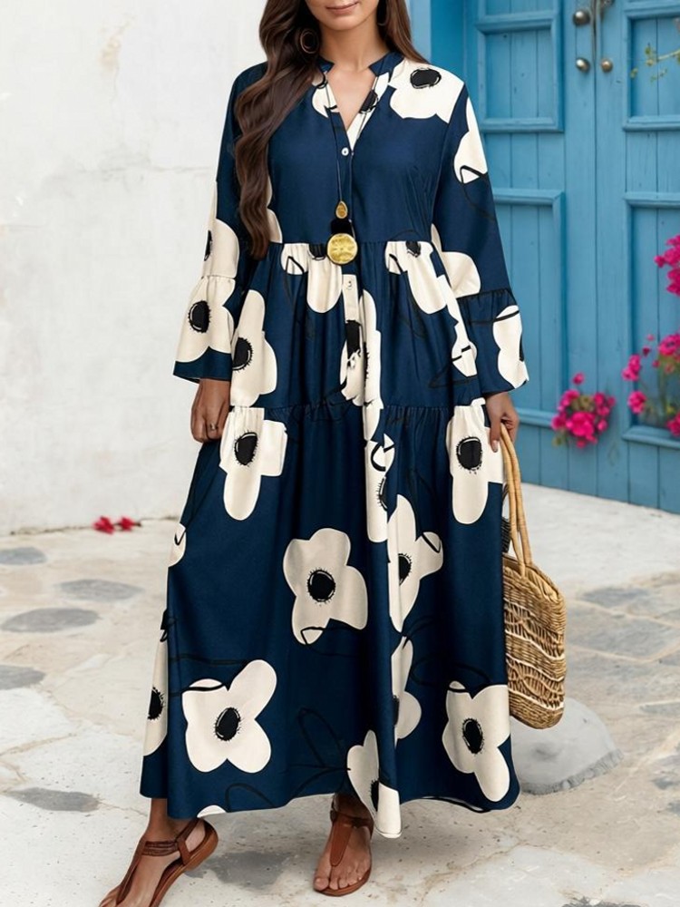 Vestidos de Tallas Grandes XL- - Midi Skirt Floral reseña y precio